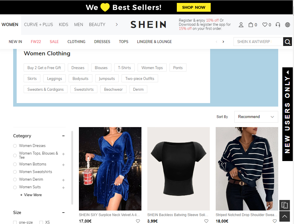 Shein Dropshipping &mdash; Import & Sync Products to Shopify & WooCommerce